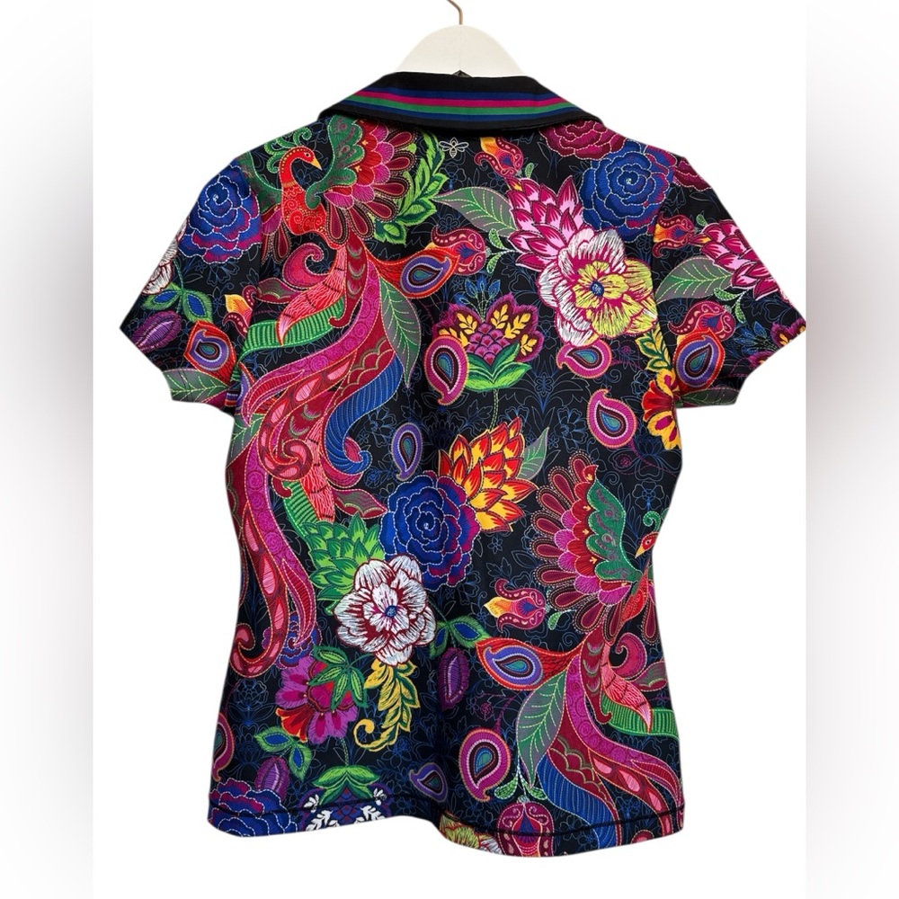 Johnny Was Bee Active Basic Polo Athletic T-Shirt - image 5